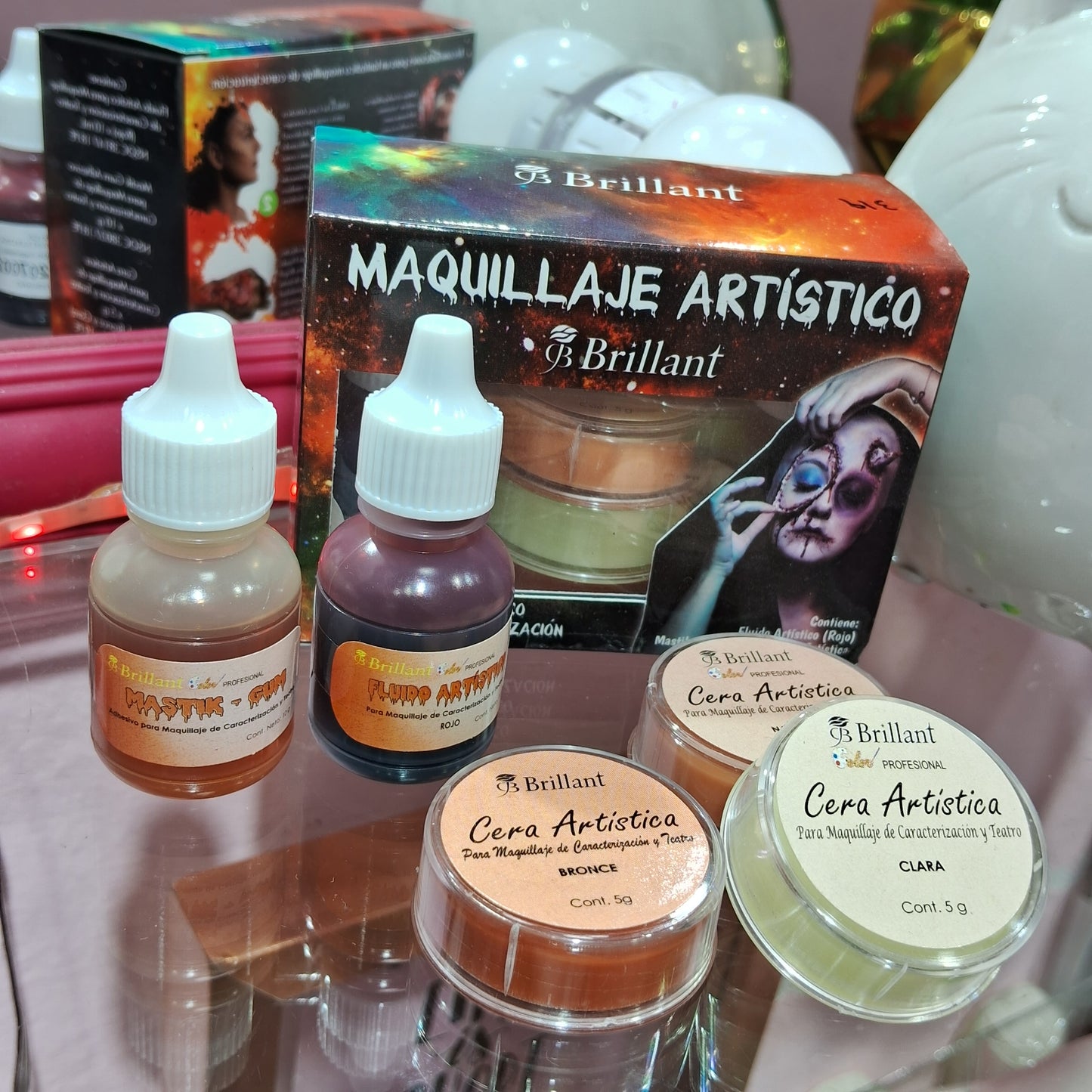 00319sku- Kit Maquillaje de Caracterización Brillant