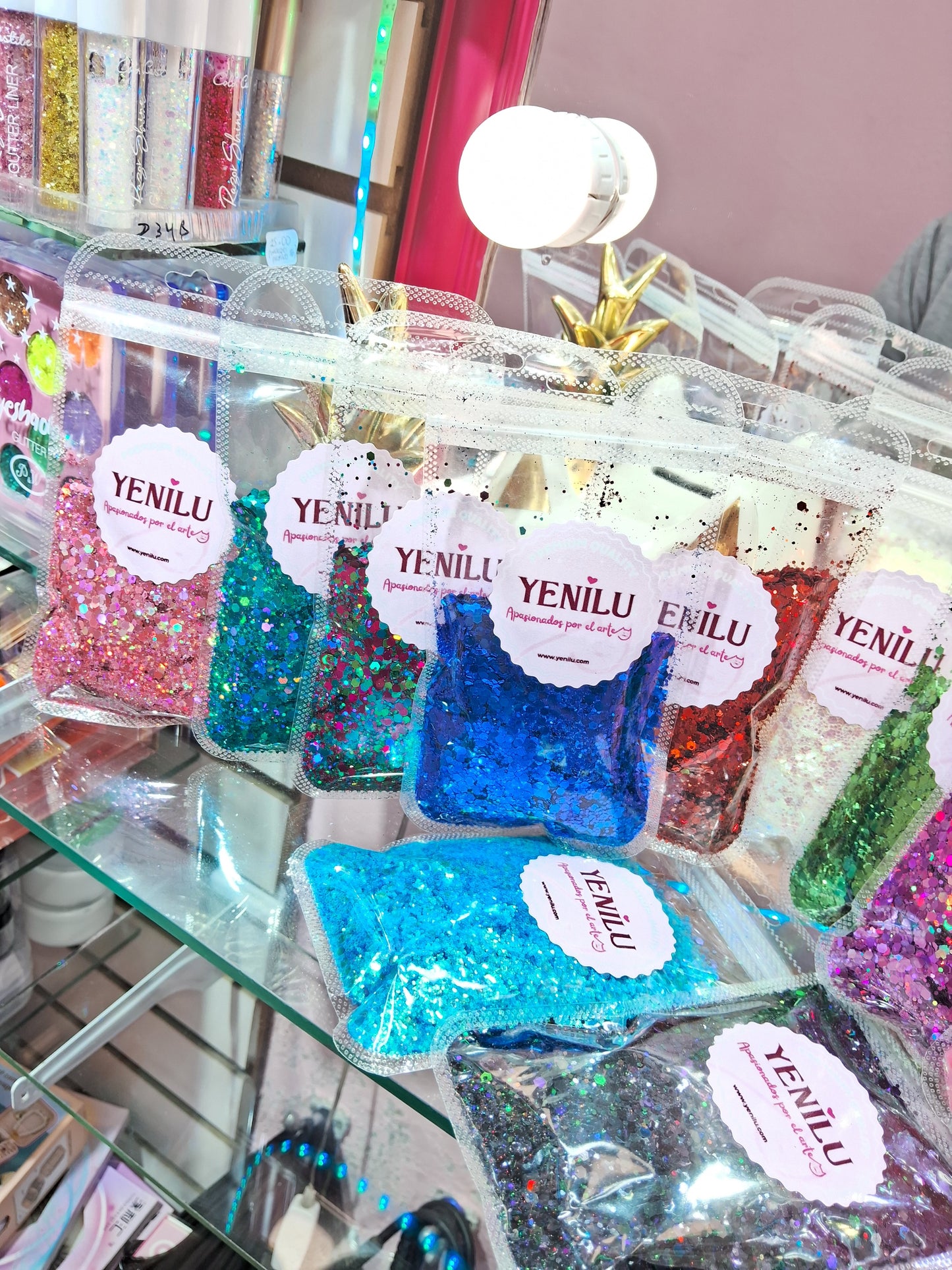 00383sku- Glitter Efecto Sirena unidad (50gr. c/u)