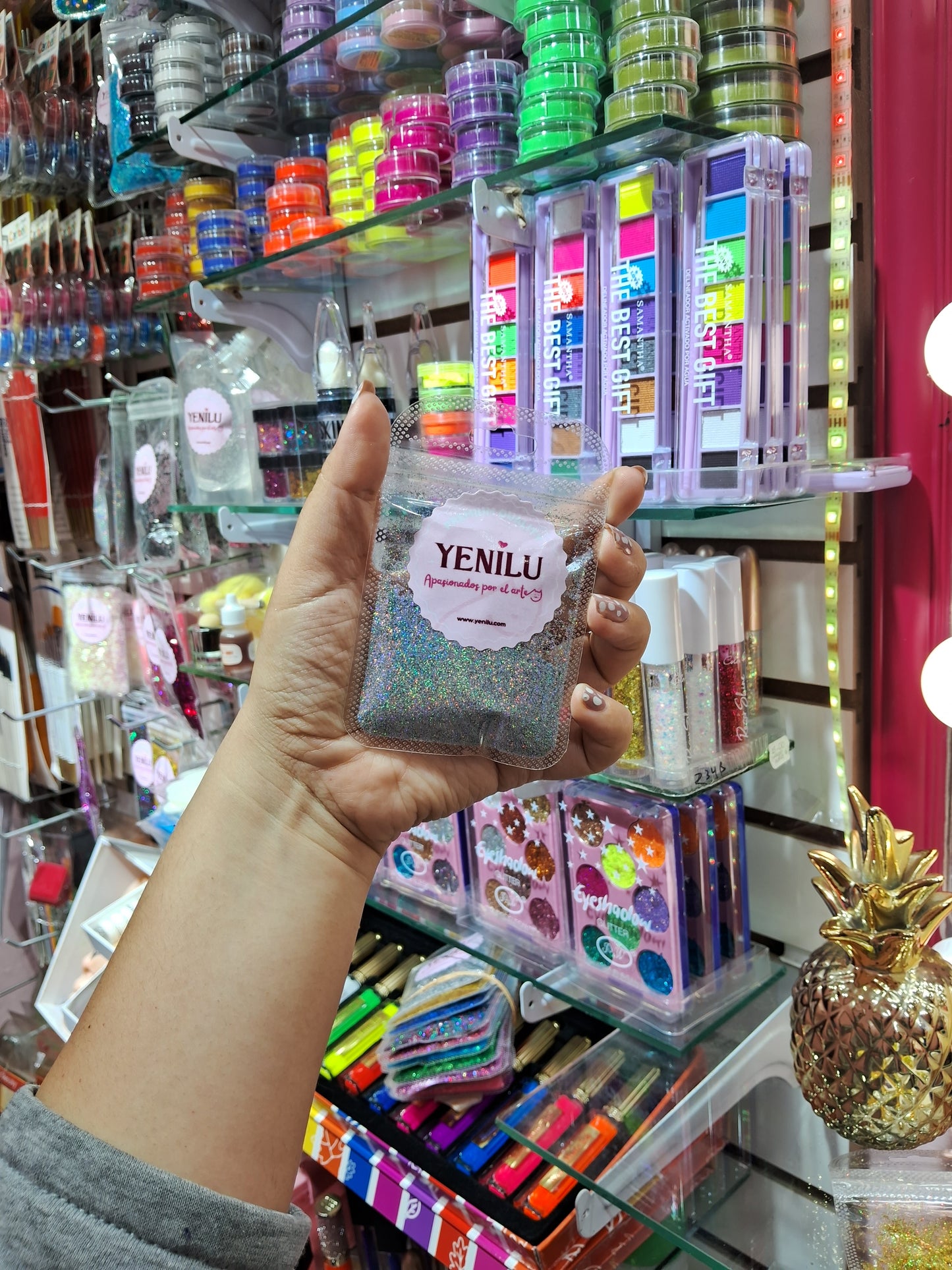 00387sku- Set 10 Glitter Purpurina Sachets para Glitter tattoo ✨️