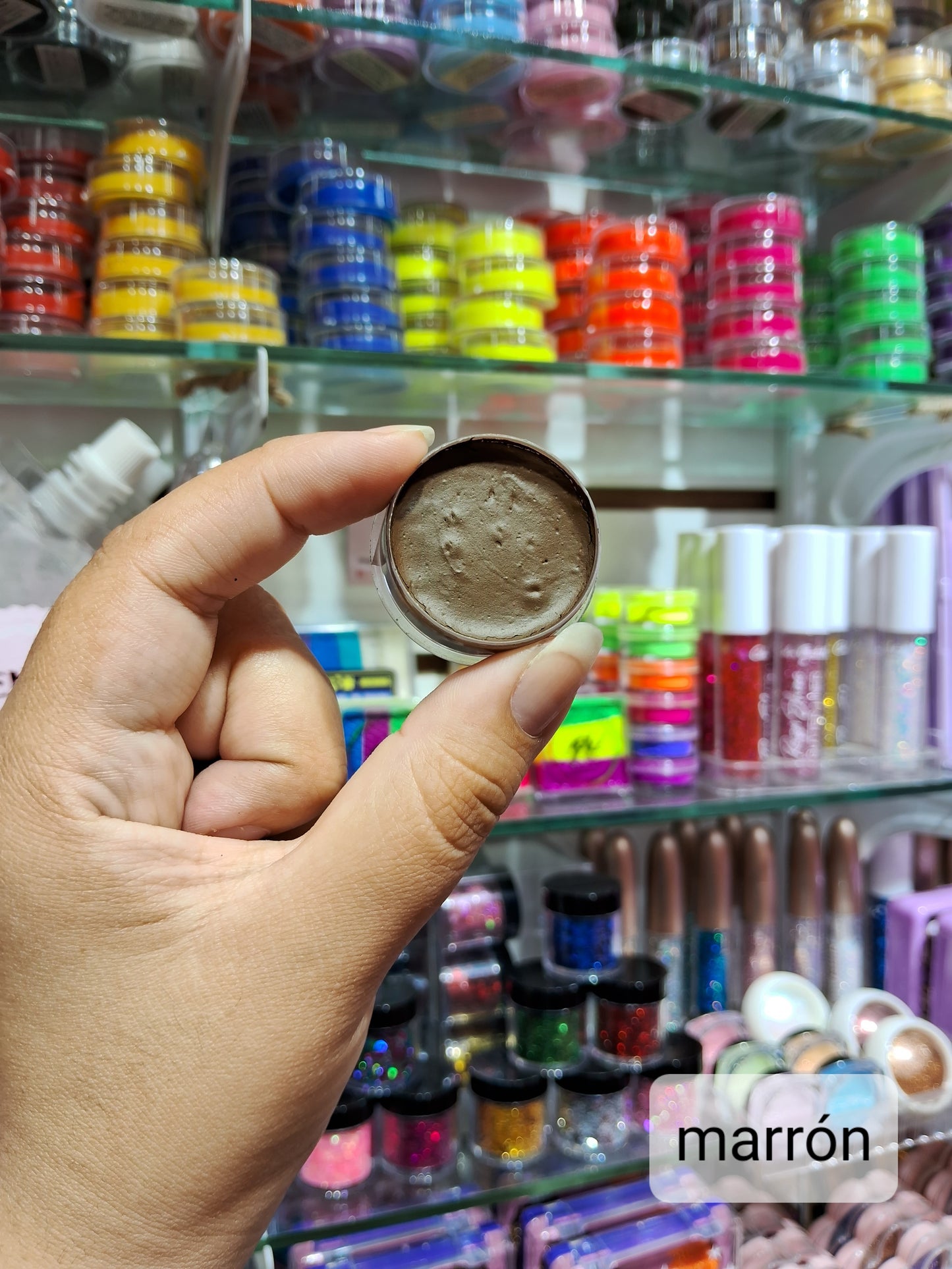 00169sku- Pintura matte en crema pequeña 5gr para caritas pintadas (Mask color)