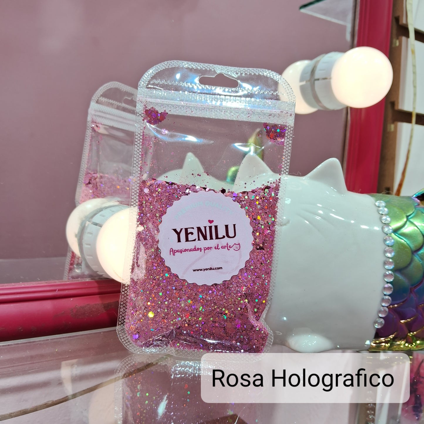 00383sku- Glitter Efecto Sirena unidad (50gr. c/u)