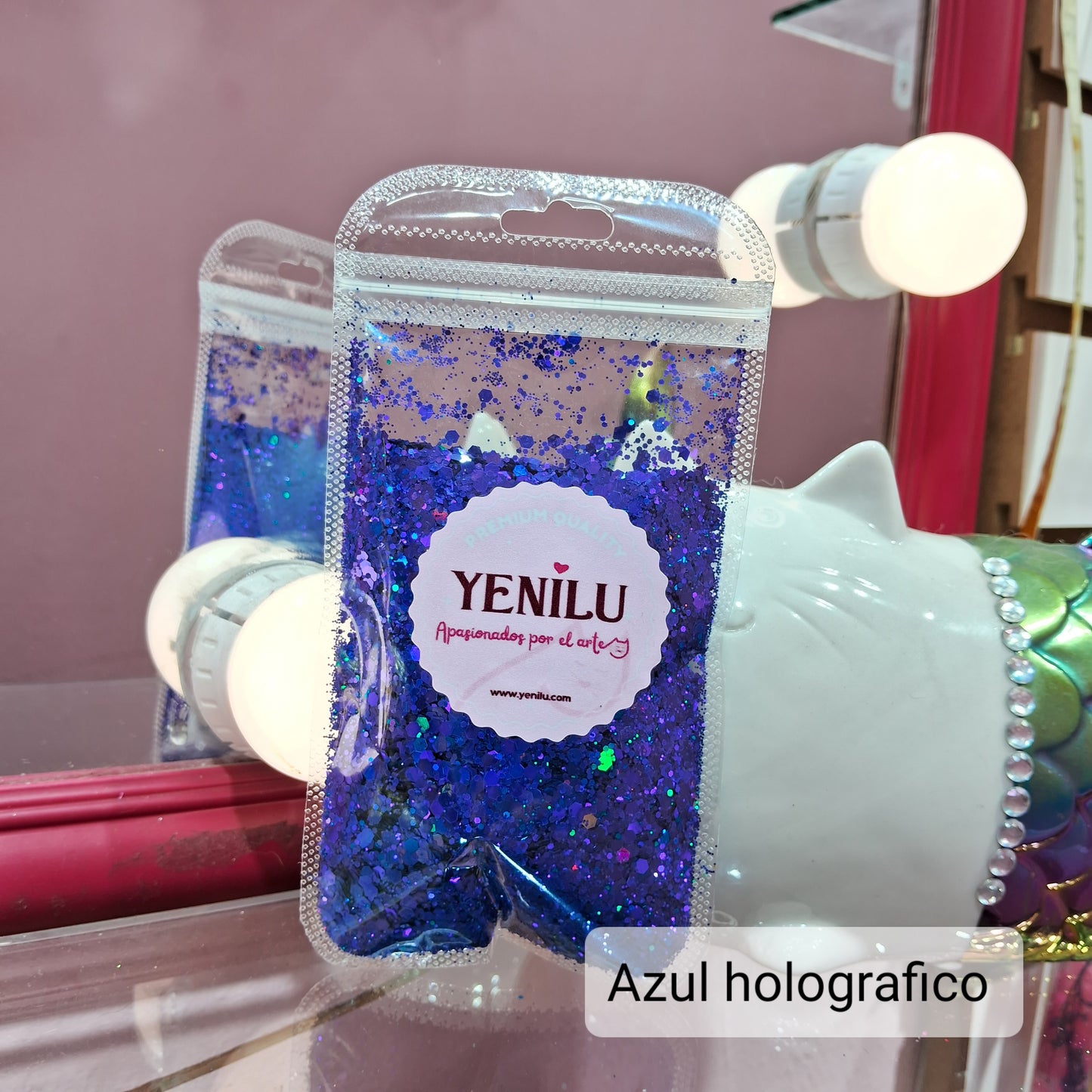 00383sku- Glitter Efecto Sirena unidad (50gr. c/u)