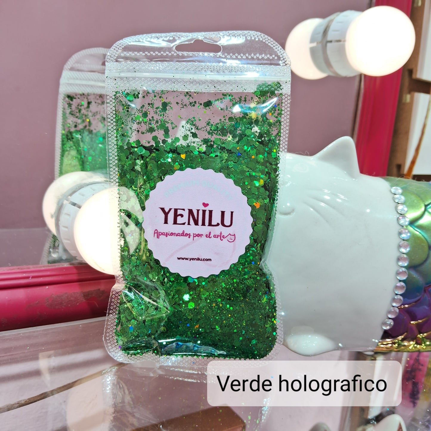00383sku- Glitter Efecto Sirena unidad (50gr. c/u)