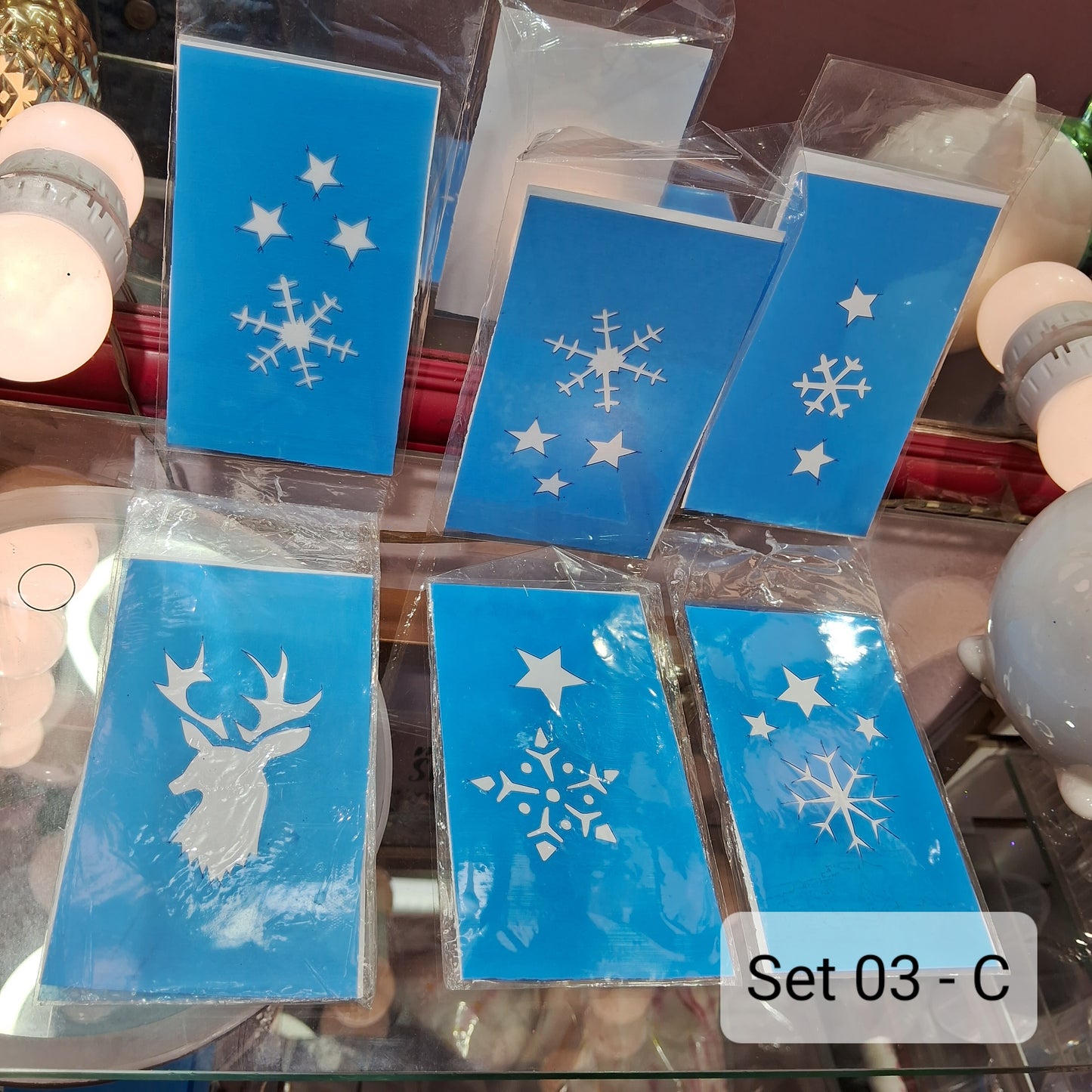 Set Stencils Navideños