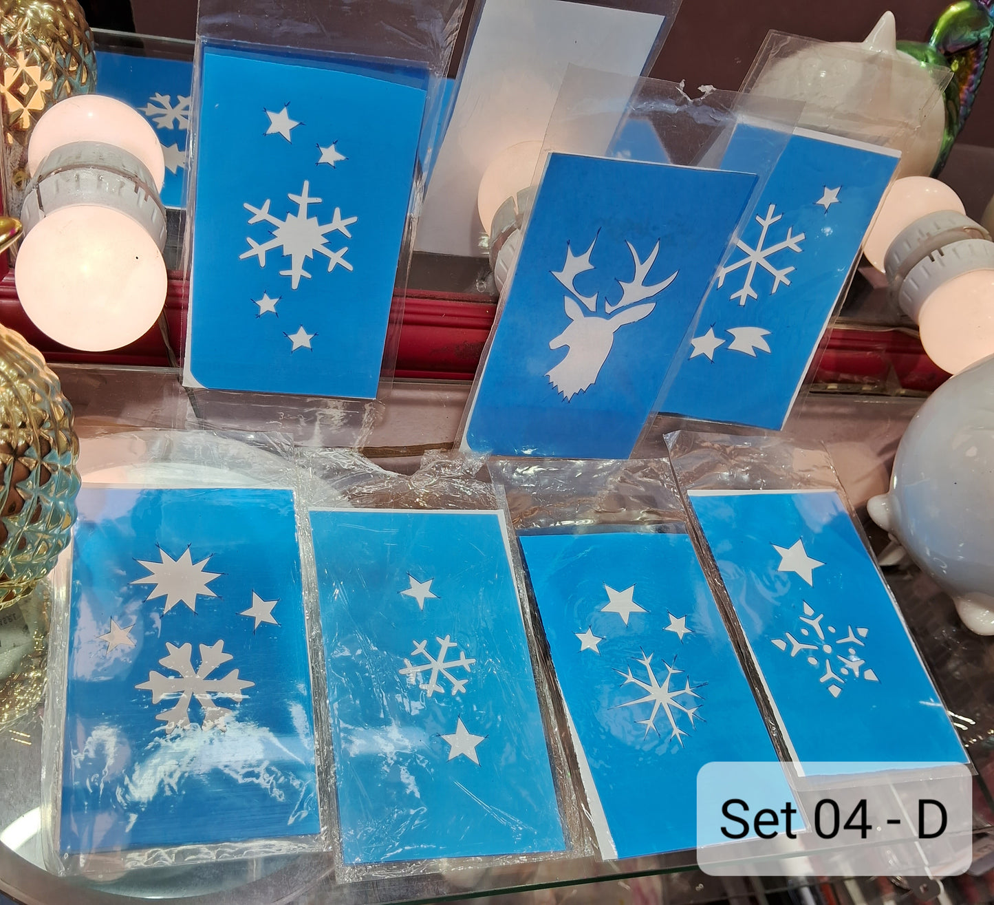 Set Stencils Navideños