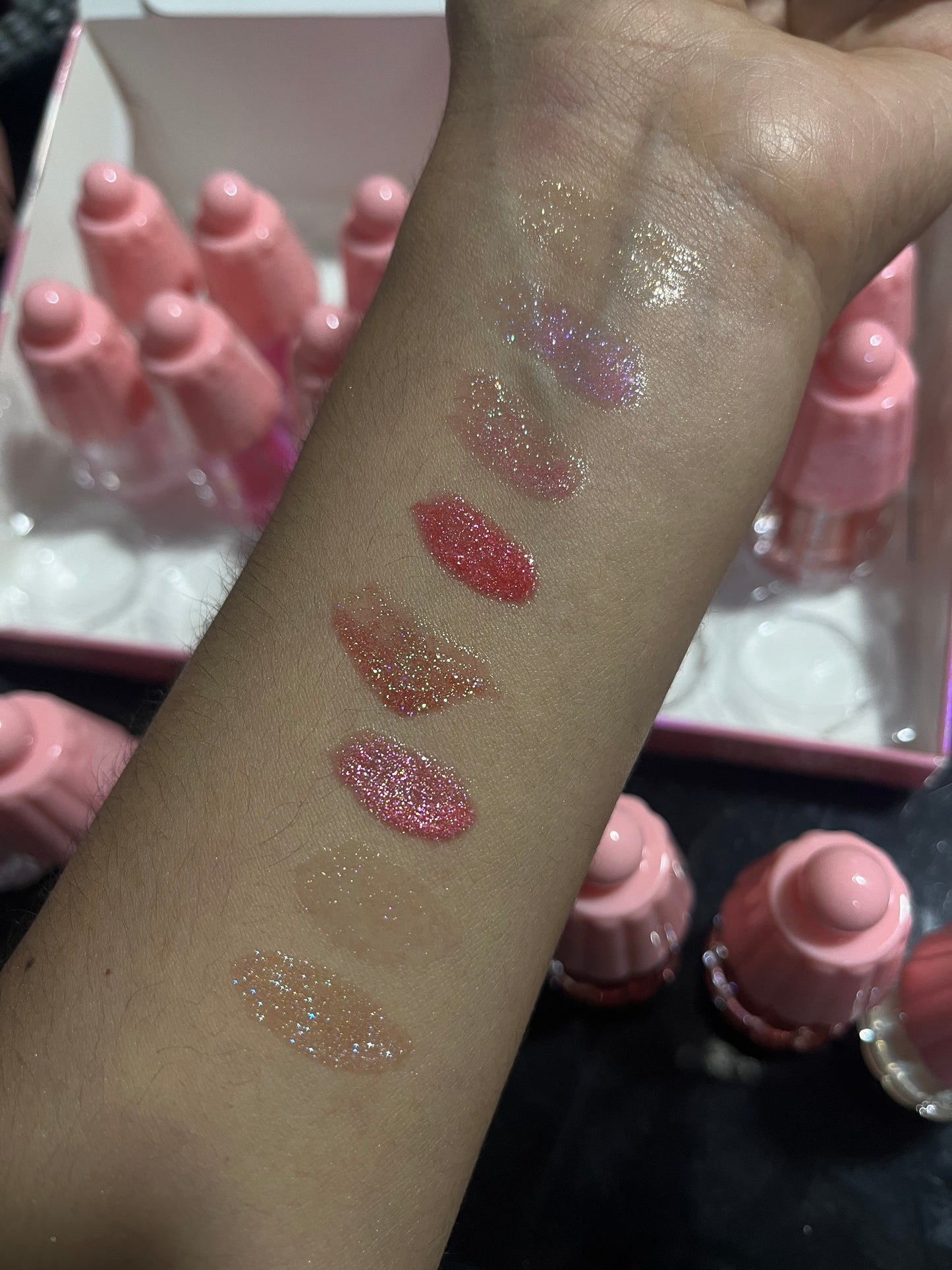 Sku411 - Gloss de labios holografico súper brillo PW
