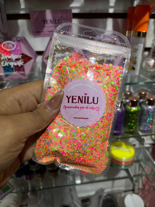 Glitter neón sirena 50gr