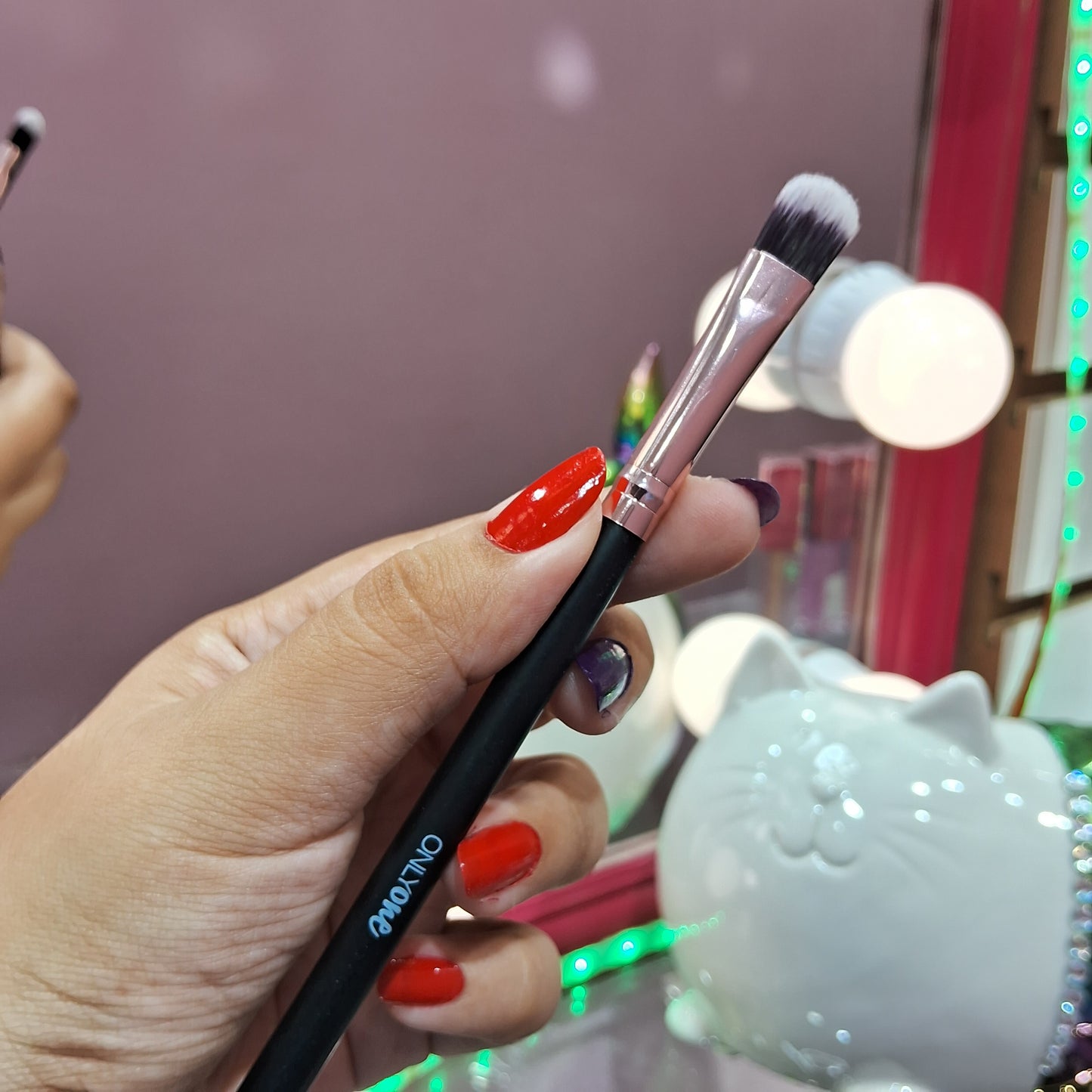 Makeup Brocha De Gato BROCHA Atenea Lengua De Gato – BLACK GOLD