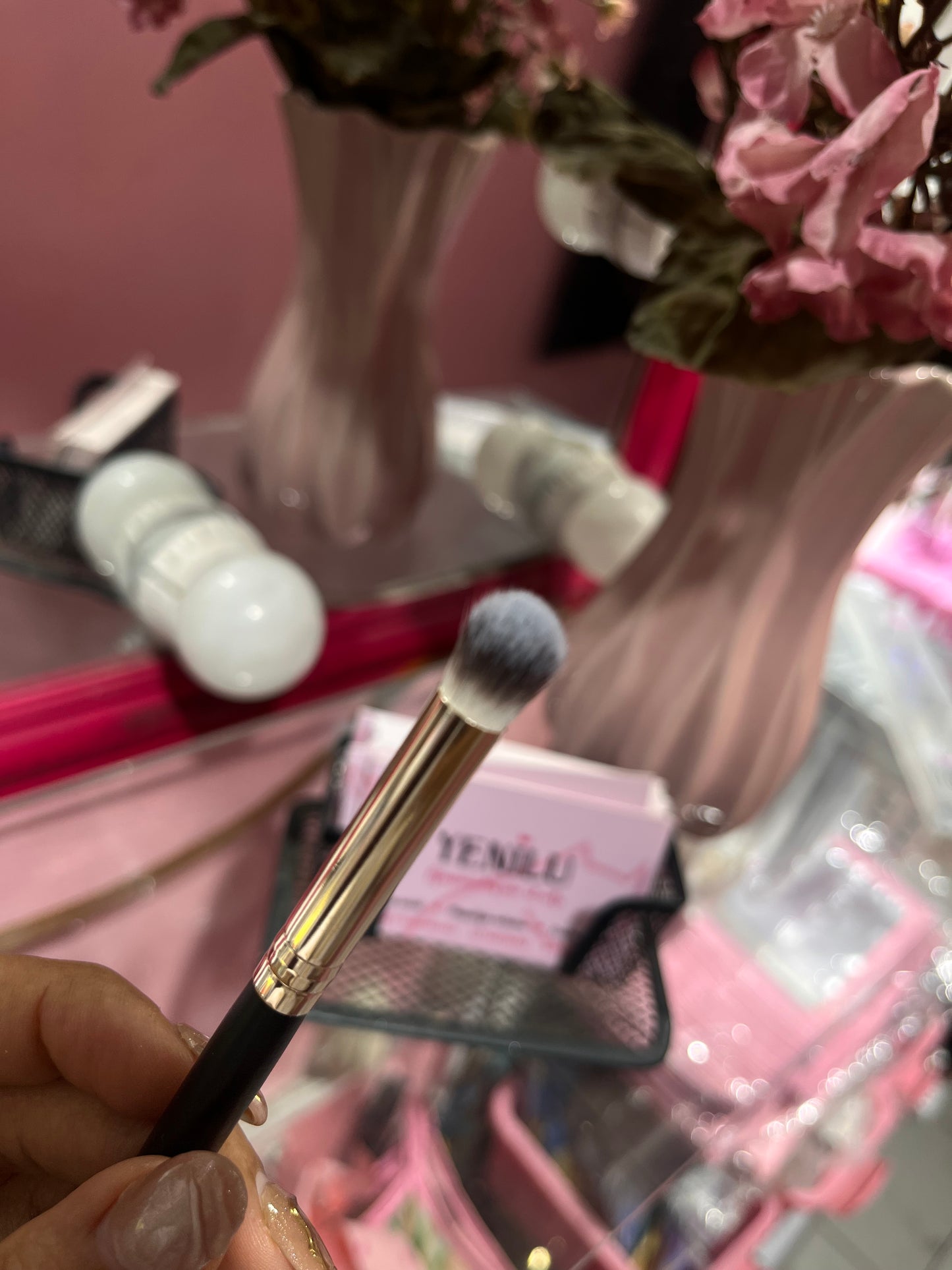 Sku407 - Brocha aplicadora profesional para maquillaje