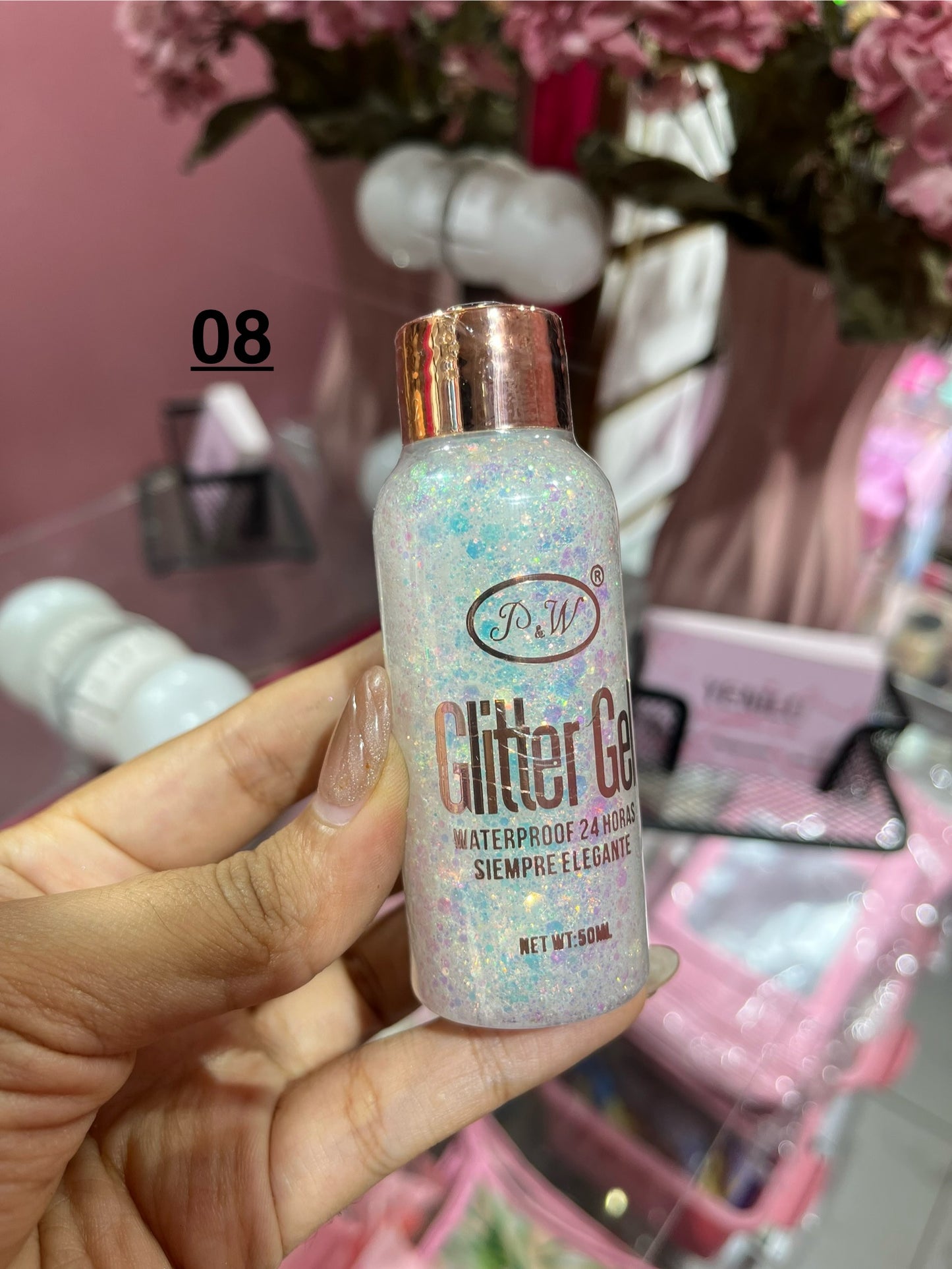 Sku415 - Gel Glitter Full brillo 50gr PW