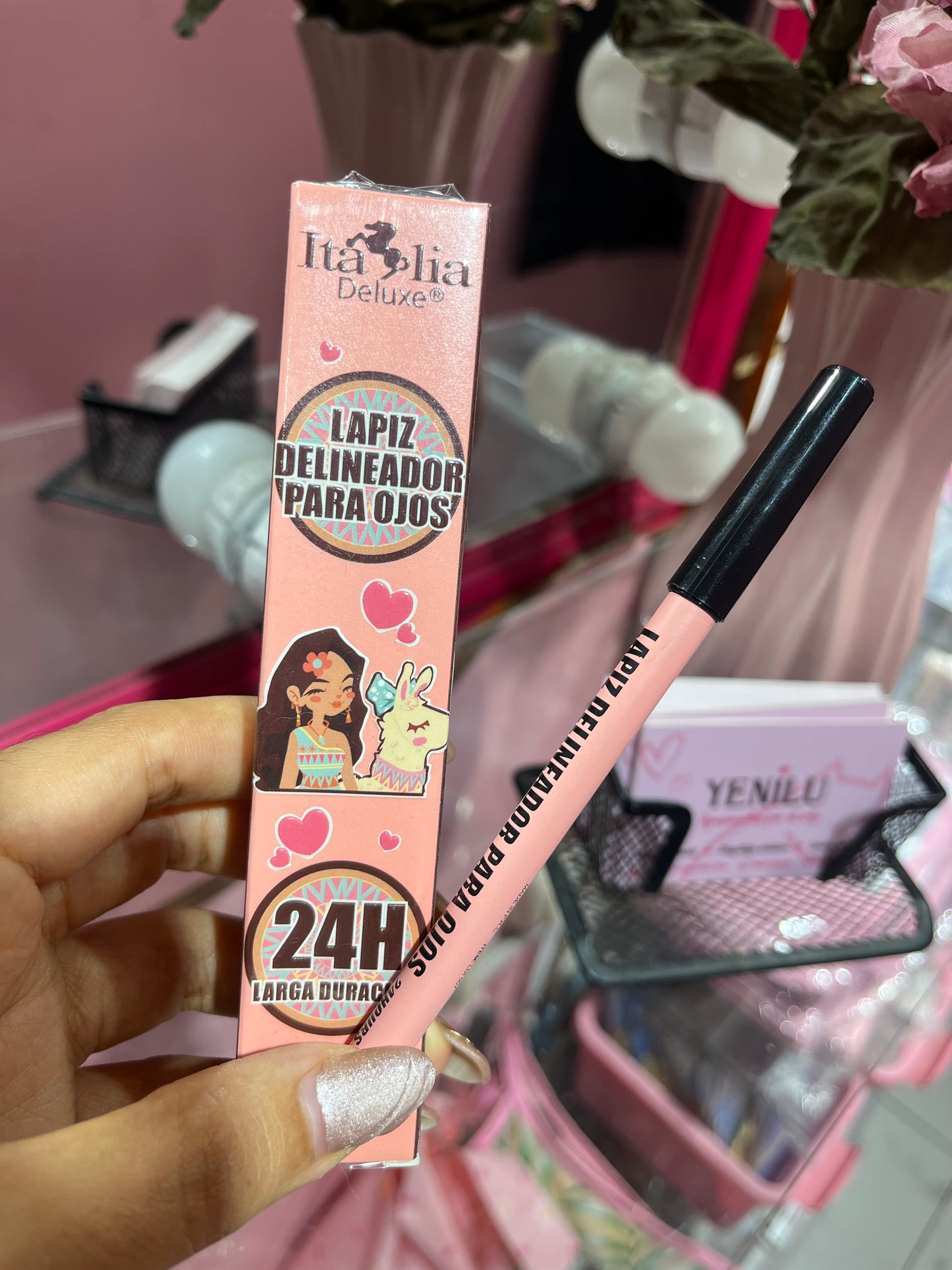 Sku414 - Lápiz negro cremoso ultra pigmentación Italia Deluxe