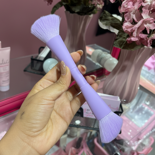 Sku412 - Brocha dúo súper suave para rostro