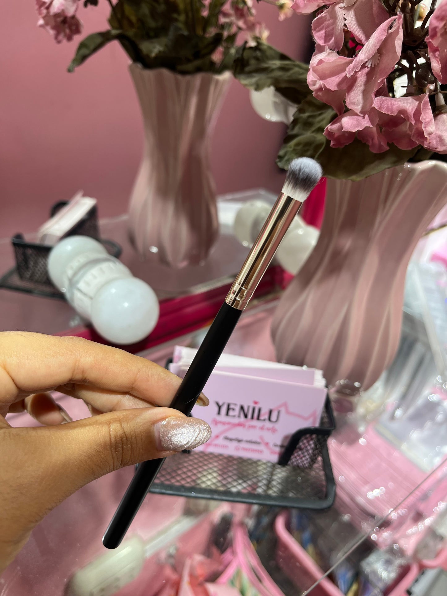 Sku407 - Brocha aplicadora profesional para maquillaje